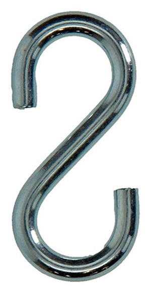 Mack 1008534 - 2 open s-haken 4,4 x 40mm verzinkt | 10 stuks