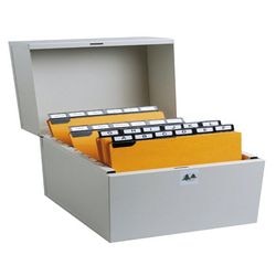 Kaartenbak exacompta 54728e grijs