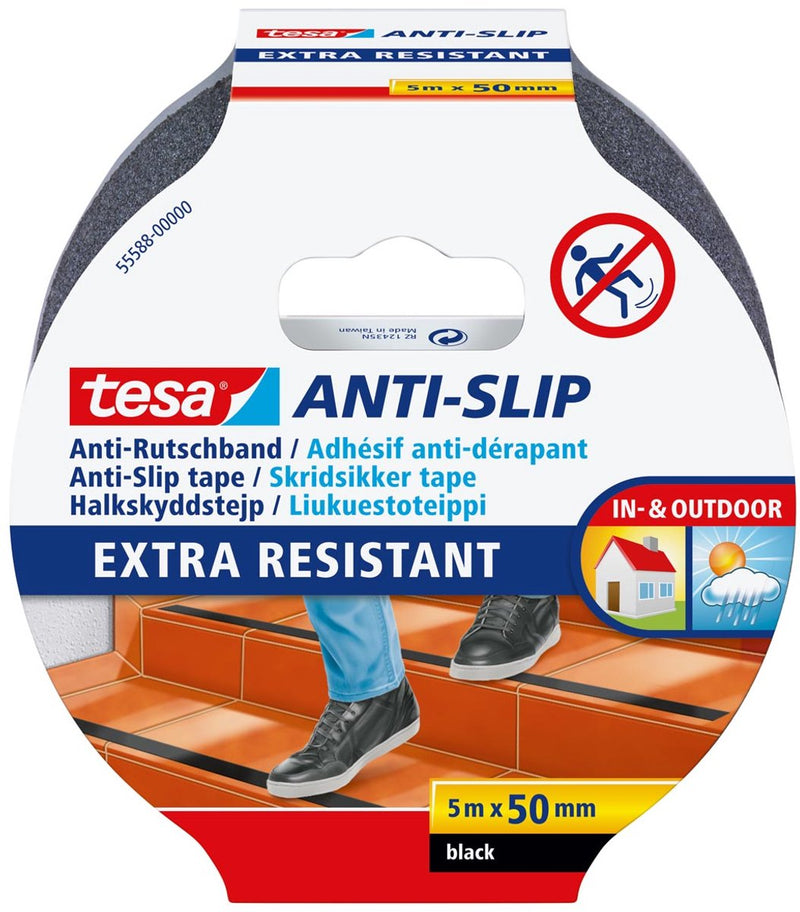 Afbeelding laden in galerijviewer, Tesa - anti-slip e | ft 5 m x 50 mm | zwart
