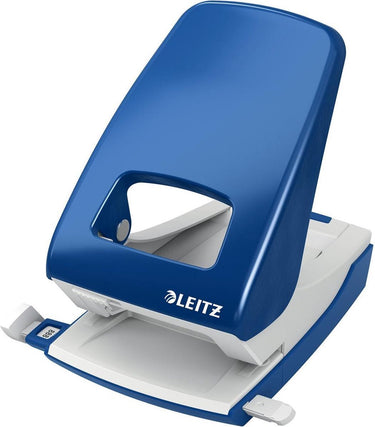 Leitz nexxt bureau perforator - perforeert 40 vel - voor mappen en ringbanden - blauw