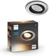 Philips hue milliskin inbouwspot - warm tot koelwit licht - 1-pack - aluminium - rond