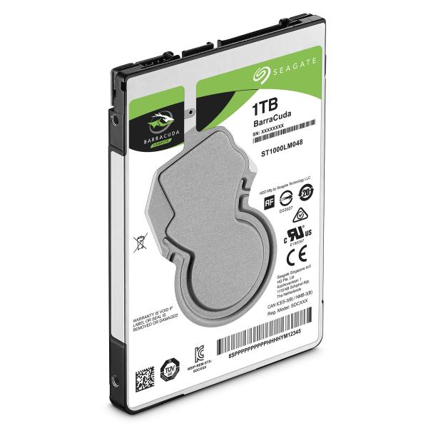 Load image into Gallery viewer, Seagate st1000lm048 barracuda hdd, 1tb, 2.5 , sata3 6gbps, 5400 rpm, 128mb, 1.7w
