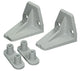 Mack 1010114 - 2 stoothaken trapezium voor rolluik wit 42mm | 10 stuks