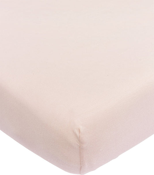 Meyco baby uni hoeslaken ledikant - soft pink - 60x120cm