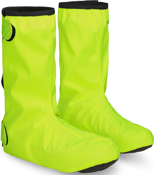 Gripgrab - dryfoot 2 waterproof everyday regen fiets overschoenen waterdichte fietsoverschoenen schoenovertrekken - geel hi-vis - maat xxxl (48 49)