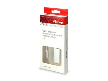 Equip 133458 usb type c male to displayport female adapter, 15cm