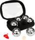 Get go mini jeu de boules set - 6 ballen - chroom zwart