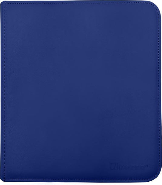 Ultrapro 12-pocket zippered pro-binder blue