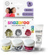 Snazaroo 1172244 bio glitter set chunky – glitter voor gezicht, lichaam haar – 3 kleuren + fixeergel – festival glitter, huidvriendelijk afwasbaar