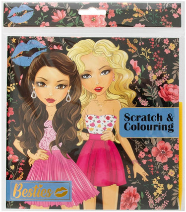 Grafix besties kras en kleurboek 12 blz