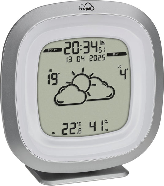 Tfa dostmann tfa.me id-03 35.8101.54 wifi-weerstation verwachting voor 4 dagen aantal sensoren max.: 5