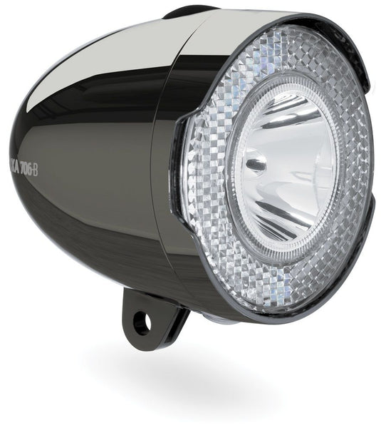 Axa koplamp 706 15 lux - zwart