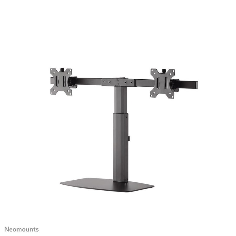 Load image into Gallery viewer, Neomounts fpma-d865dblack flatscreen bureausteun, 2x 10-27 , 12 kg, 35 - 46cm, 75x75 100x
