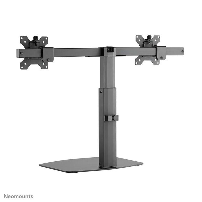 Load image into Gallery viewer, Neomounts fpma-d865dblack flatscreen bureausteun, 2x 10-27 , 12 kg, 35 - 46cm, 75x75 100x
