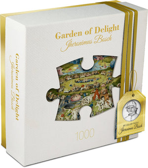 Tucker's fun factory art gallery - de tuin der lusten garden of delight - jheronimus bosch - legpuzzels 1000 stukjes