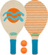 Waimea beachball set - complete set - hout - blauw geel - vanaf 3 jaar