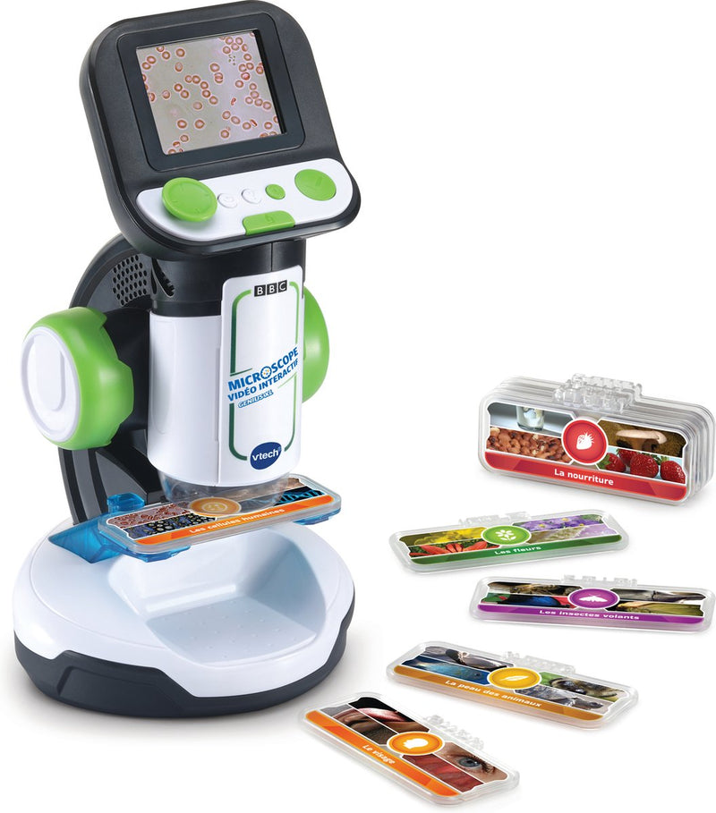 Laden Sie das Bild in Galerie -Viewer, Vtech mijn interactieve video microscoop voor kinderen - educatief interactief speelgoed - maak kennis met de microscopisch kleine wereld - cadeau - vanaf 7 jaar
