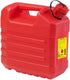 Eda kunststof jerrycan - rood - l35 x b23 x h37 cm - 20 liter - geschikt voor brandstof