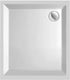 Plieger kwadrant douchebak - acryl - rechthoek - 90 cm x 80 cm x 5 cm - wit - 20 jaar - garantie