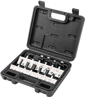 Verto serie - widia frees set - 12 delig - 8 mm schacht