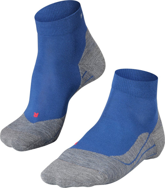 Falke ru4 short anti-blaar katoen functioneel materiaal hardloopsokken heren blauw - maat 44-45