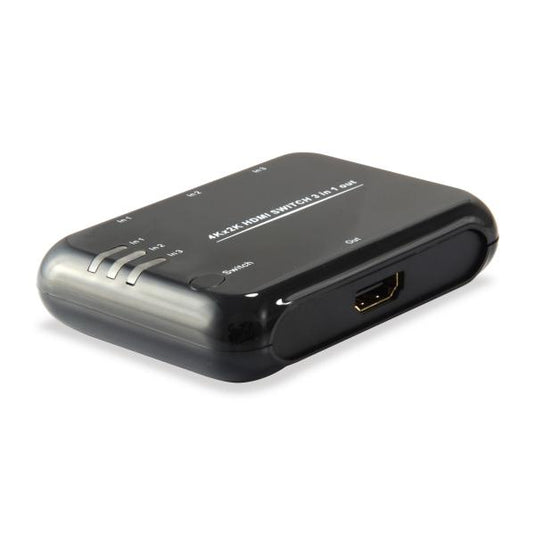 Equip 332721 hdmi switch, 3x, hdmi1.4, dolby true-hd, 7.1ch, black