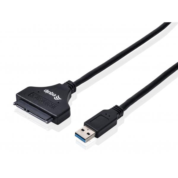 Load image into Gallery viewer, Equip 133471 usb3.0 to sata adapter, male male, 0.5 m, black
