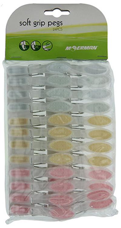 Chargez l'image dans la visionneuse de la galerie, Moerman 1003413 - wasknijpers soft grip 24st | 12 stuks
