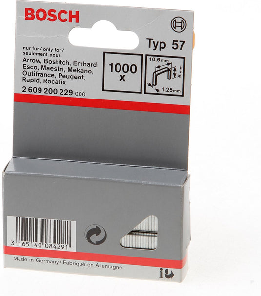 Bosch - niet met platte draad type 57 10,6 x 1,25 x 6 mm