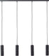 Brilliant marty - hanglamp - 4-lichts - led 4xgu10 - zwart