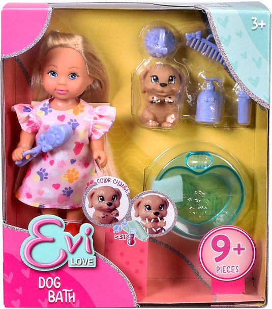 Simba - evi love - pop met hond - bad en accessoires - 105733738