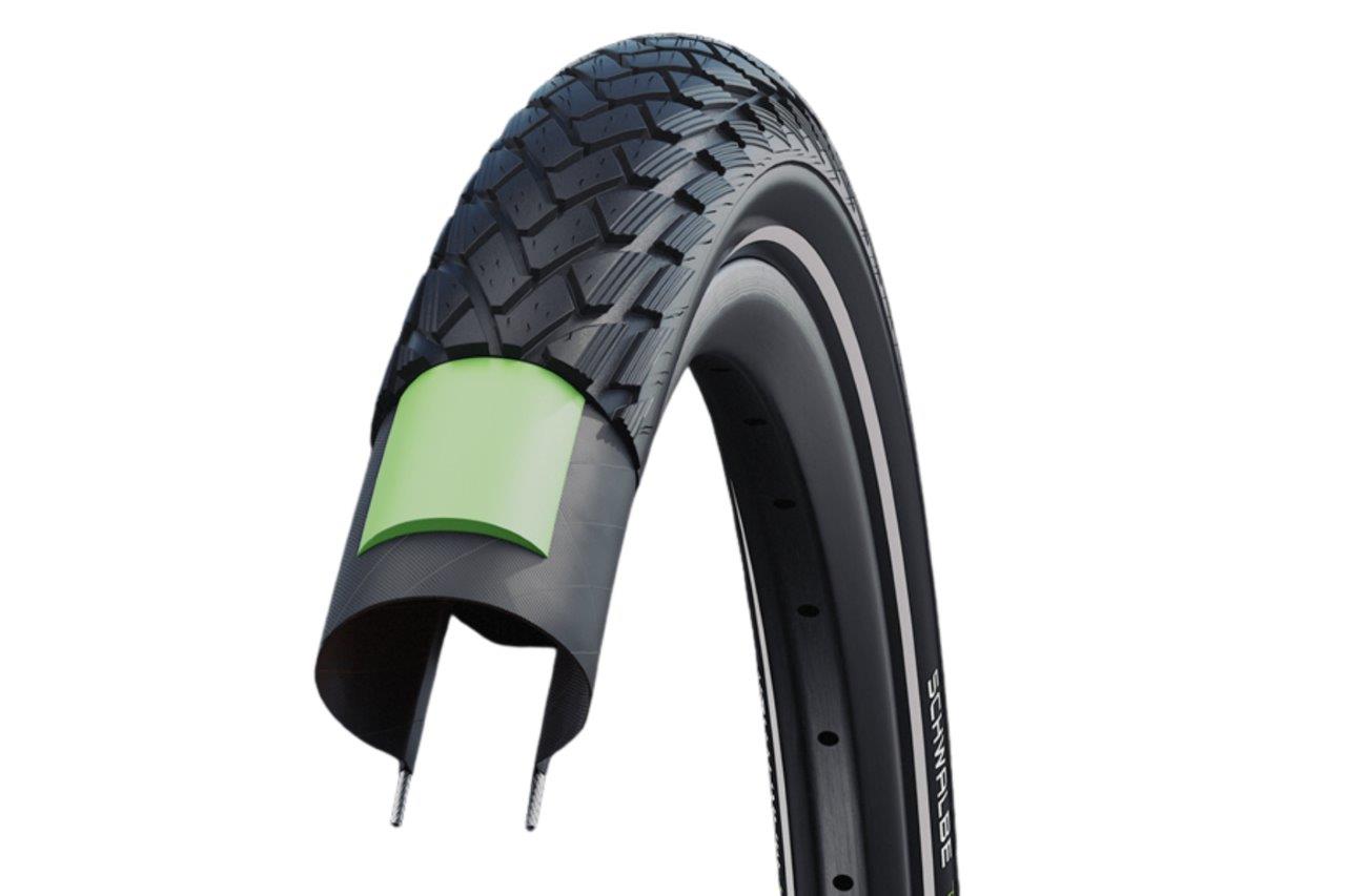 Schwalbe Buitenband Green Marathon GreenGuard 20 x 1.75 47-406mm zwart met reflectie