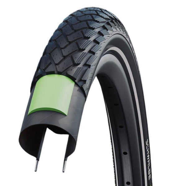 Schwalbe Buitenband Green Marathon GreenGuard 20 x 1.75 47-406mm zwart met reflectie