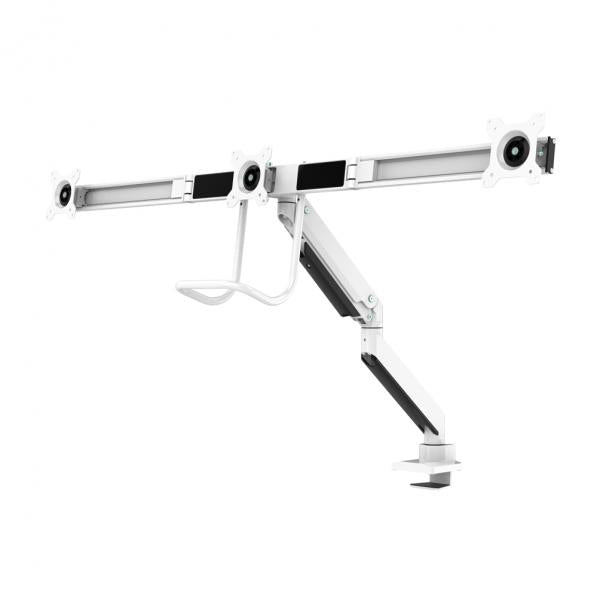 Load image into Gallery viewer, Neomounts neomounts nm-d775dx3white flat screen desk mount, 17-27 , 6 kg, 100x100 mm, clamp, white
