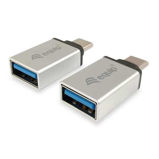 Equip 133473 usb adapter, usb type c -> usb type a, male female, silver