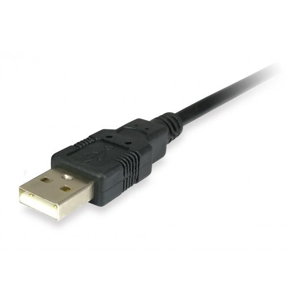 Load image into Gallery viewer, Equip 133383 usb to parallel adapter cable, usb 2.0 -> ieee1284, male male, black
