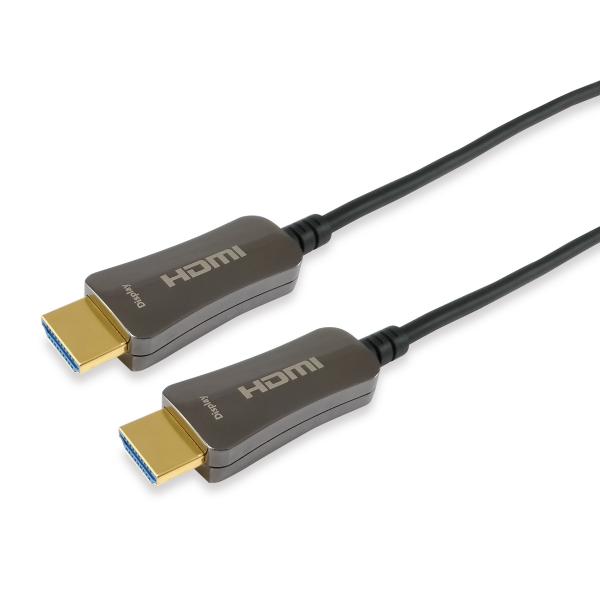 Load image into Gallery viewer, Equip 119431 hdmi 2.0 active optical cable, hdmi type a -> hdmi type a 3d, 18 gbit s, 50m, black
