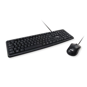 Equip 245200 wired keyboard and mouse combo germany layout, usb, qwertz, 105 key, 1000 dpi, black