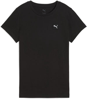 Puma ess elevated tee dames t-shirt - black
