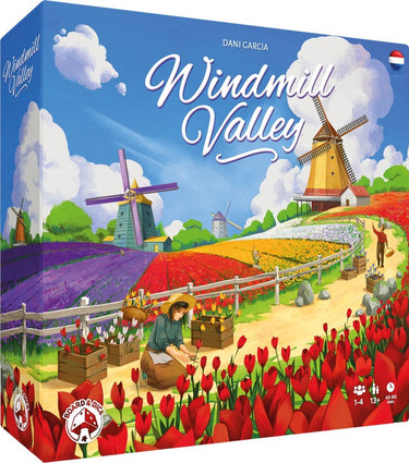 Board dice windmill valley - nederlandstalig bordspel voor 1-4 spelers