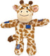 Kong wild knots giraffe | sterk pluche hondenspeelgoed - geel