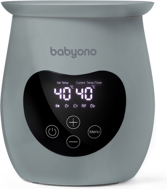 Babyono baby ono honey grey natural nursing flessenwarmer en sterilisator