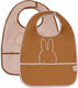 Jollein x nijntje - baby slab waterproof - slabbetjes - miffy peekaboo wild rose - 2 stuks
