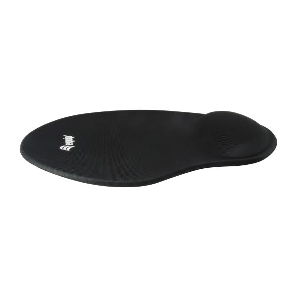 Load image into Gallery viewer, Equip 245014 gel mouse pad, fabric,gel,polyurethane, wrist rest, non-slip base, monotone, black
