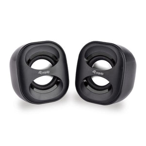 Equip 245330 mini usb speaker, 2.0 channels, wired, 3 w, 90 - 20 hz, 40 o, black