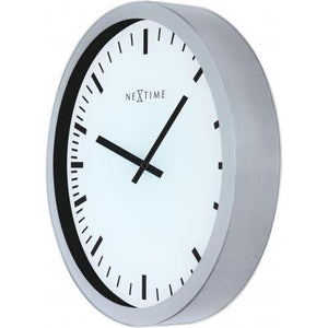 Nextime klok 3031 magic - stripe, 25x35.2 cm, wall, white