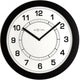 Nextime klok 3045zw super slim, ø28 cm, wall, black