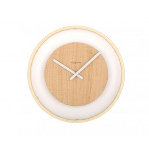 Nextime klok 3046 wood loop, ø30 cm, wall, wood