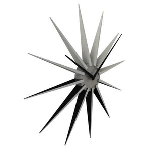 Nextime klok 3051zi nova, ø50 cm, wall, black silver
