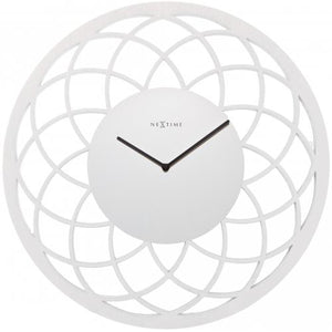 Nextime klok 3115wi big dreamcatcher, ø60 cm, wall, white